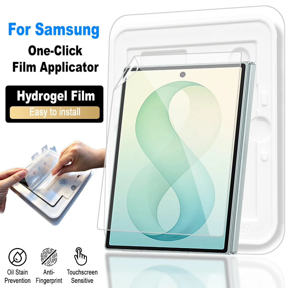 1-3Pcs Slow Rebound Explosion‑Proof Hydrogel Screen Film For Apple iPhone 18 Duo Screen Films Foldable With Installation Tool