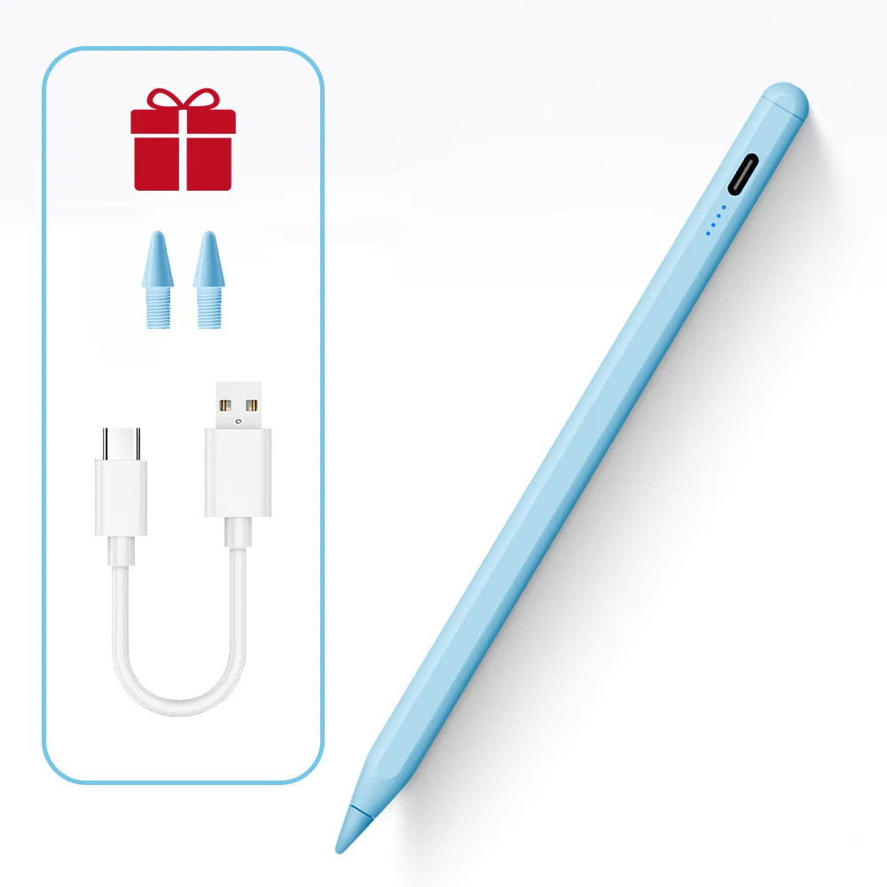 Pencil for Apple iPad with Palm Rejection Stylus Pen for iPad Air M2 Pro 13 Pro 12.9 10 Gen 7th 8th 9th 10.2 for iPad Pencil