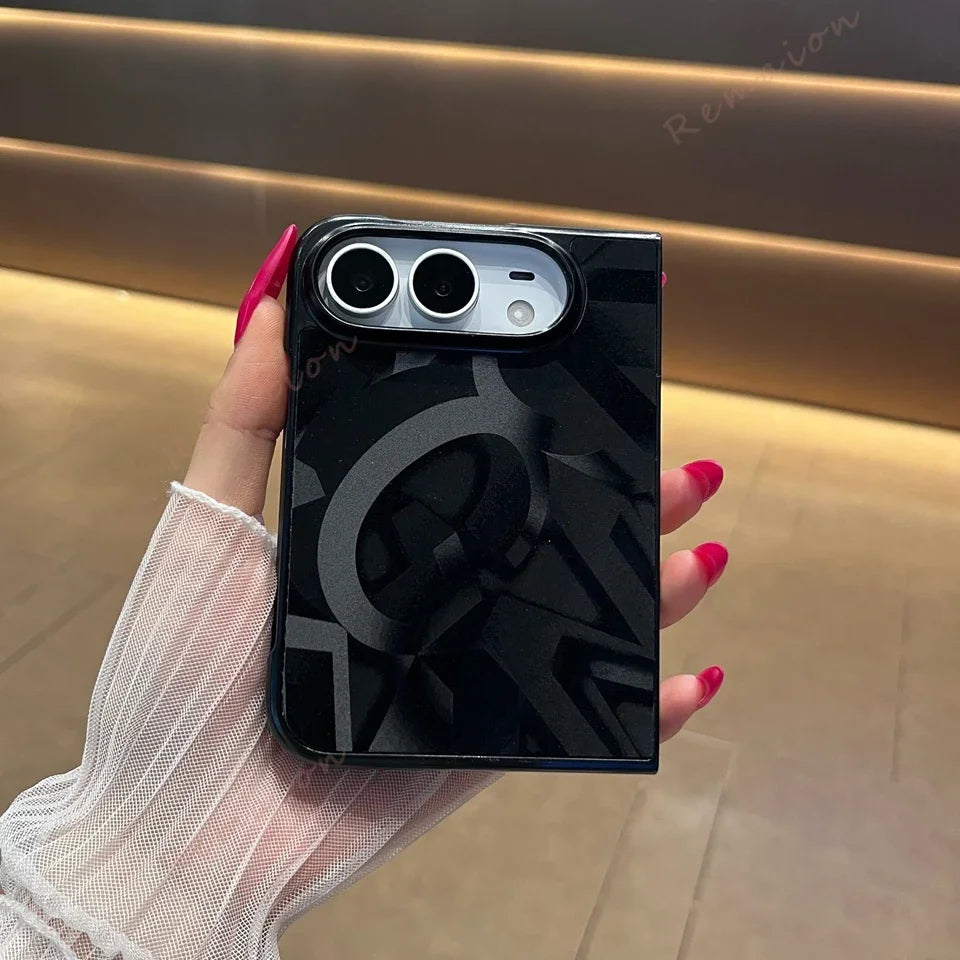 Fashion Creative Letters Phone Case For iPhone DUO Fold 18 18Fold Official Shockproof Protector Hard Cover 18DUO