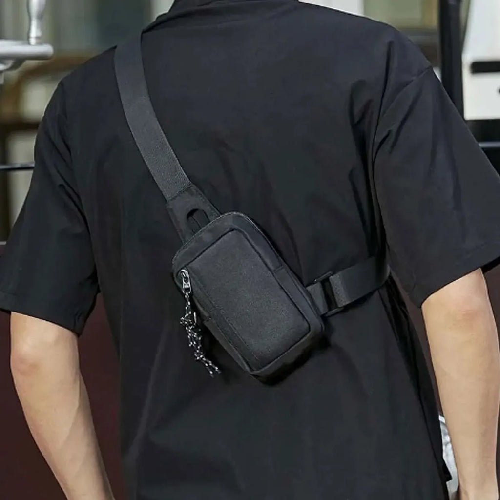 Small Canvas Crossbody Messenger Bag