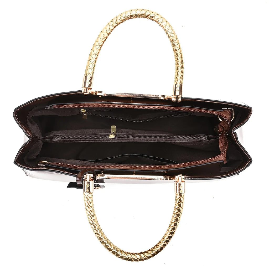 2026 NEW Women's Glossy PU Leather Shoulder Handbags Wedding Clutch Bridal Party Evening Bag Sac pour femme Женская сумка Bolsos