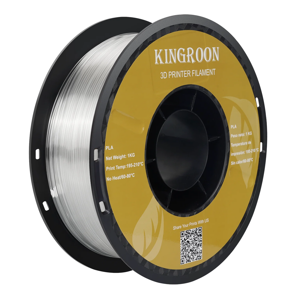 Filamento para impresora 3D de TPU, PLA y PETG, plástico de 1 kg y 1,75 mm, sin enredos, materiales para impresión 3D, negro, blanco, envasado al vacío