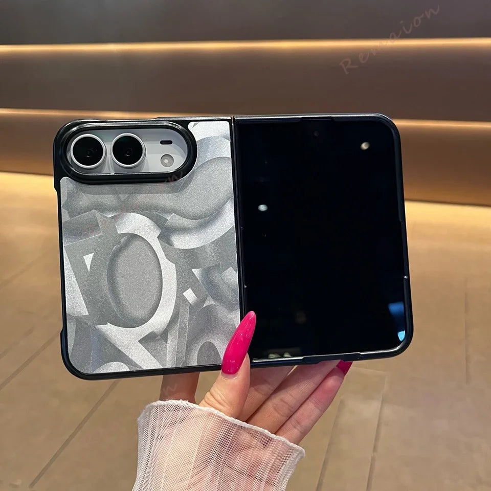 Fashion Creative Letters Phone Case For iPhone DUO Fold 18 18Fold Official Shockproof Protector Hard Cover 18DUO