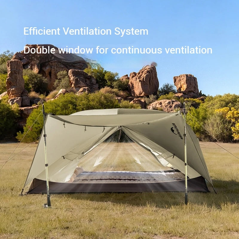 Naturehike Mongar PRO Camping Tent 2 People Trekking Backpacking Shelter Tent 20D Nylon Waterproof Ultralight Outdoor Hiking