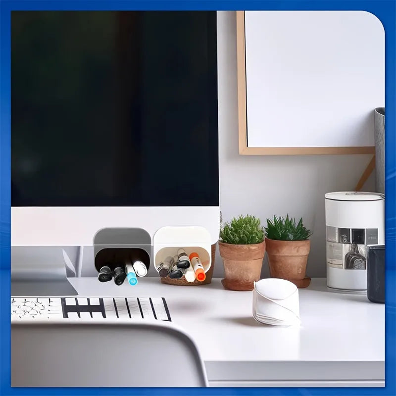 Clip-On Desk Pen Holder, 1- or 2-Piece Set