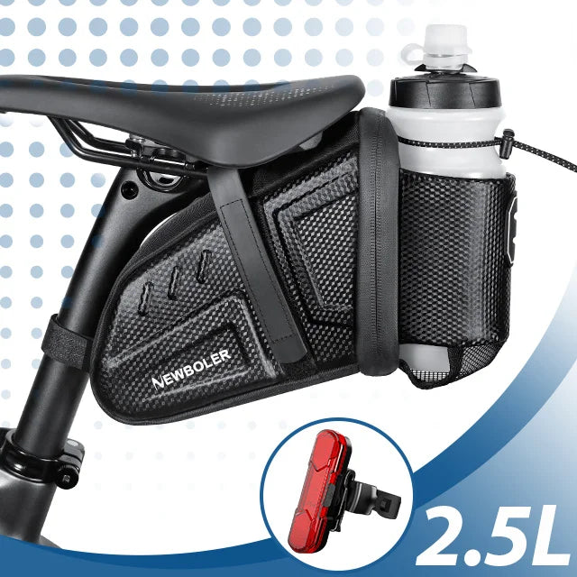 NUEVO Bolsa impermeable para sillín de bicicleta, alforja para bicicleta de montaña y de carretera, bolsa para botella de agua, bolsa portaherramientas, accesorios MTB