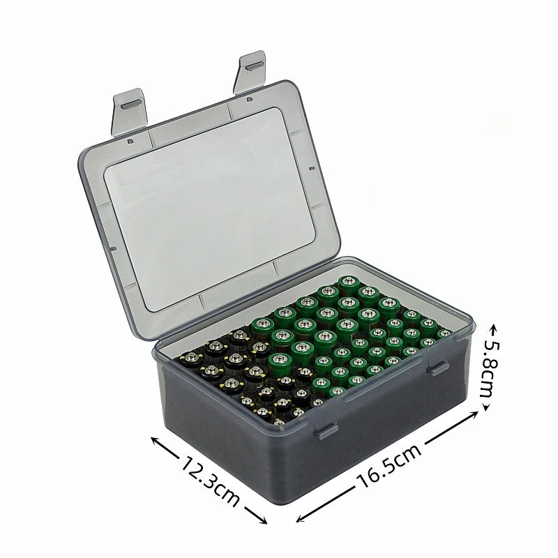 Batterie-Organizer-Halter fasst 54 AA/AAA-Batterien, Batteriekasten für Garage und Zuhause, Schubladen-Organizer und Spender