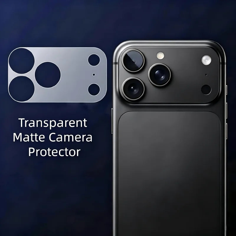 5pcs HD Transparent Matte Camera Protector for IPhone 18 17 Pro Max 18 17 Pro Full Cover Clear Backplate Lens Film Cap