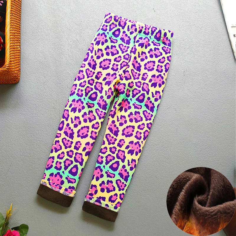 Children’s Fleece-Lined Printed Leggings