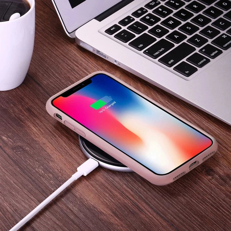 Luxury Phone Case for IPhone 18 17 16 15 14 13 Pro Max Soft Silicone Cover for IPhone 17Pro Camera Bumper TPU Back Cases