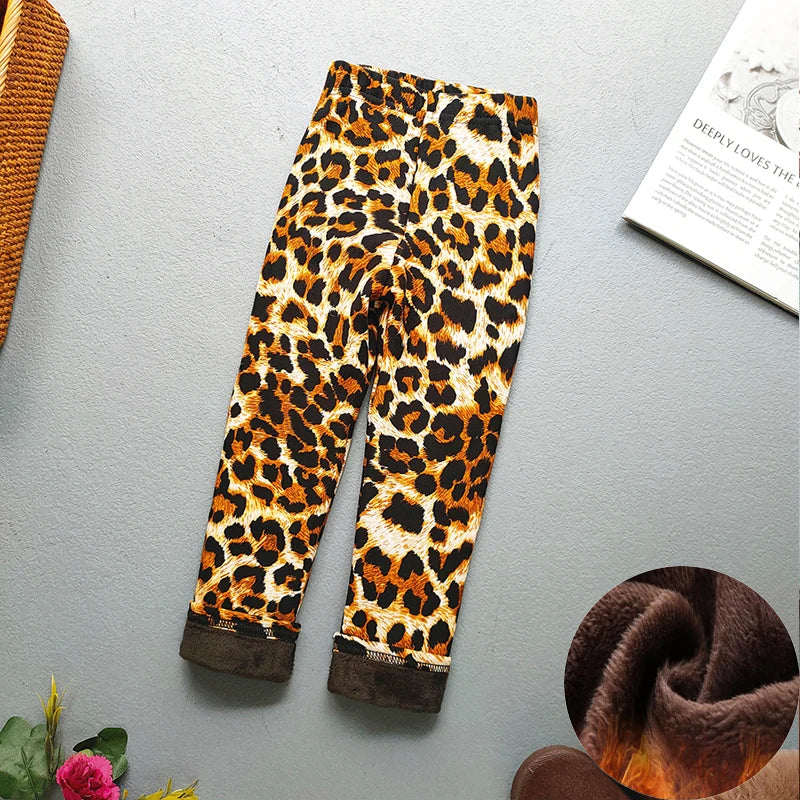 Children’s Fleece-Lined Printed Leggings