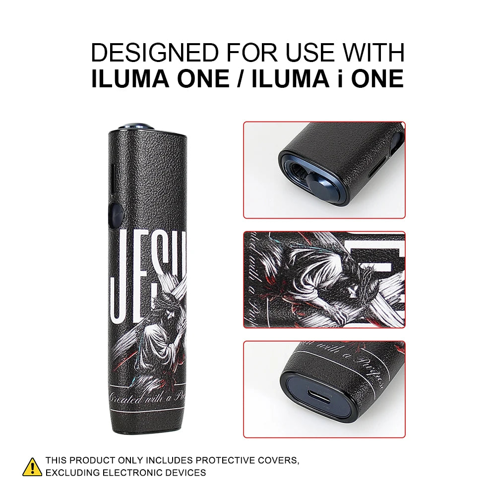 La funda protectora de piel sintética es adecuada para ILUMA ONE, el diseño moderno y elegante para proteger los accesorios del cigarrillo electrónico.