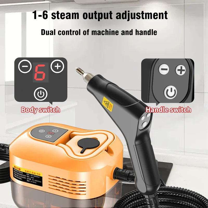 Nettoyeur vapeur haute pression haute température portable pour climatiseur, cuisine, voiture, meubles EU/US