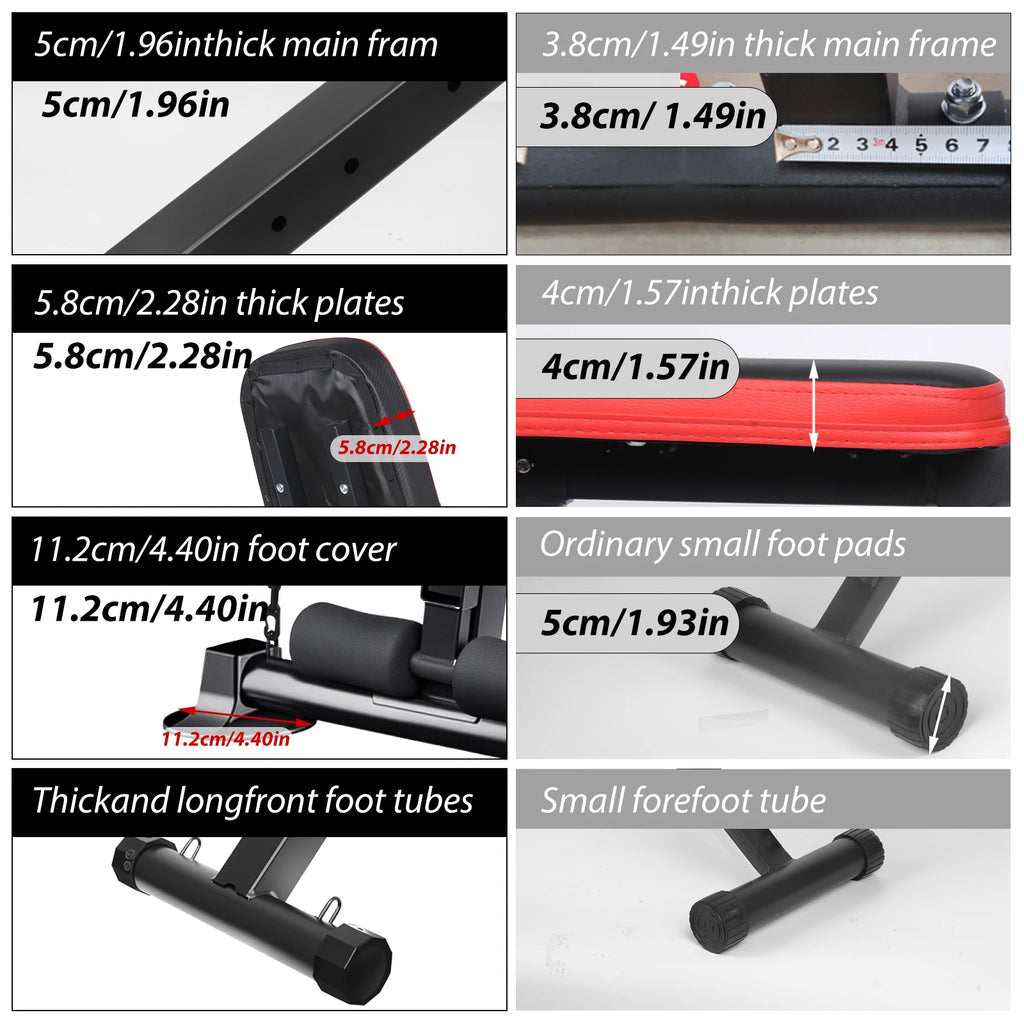 Adjustable Weight Bench for Home Strength Training