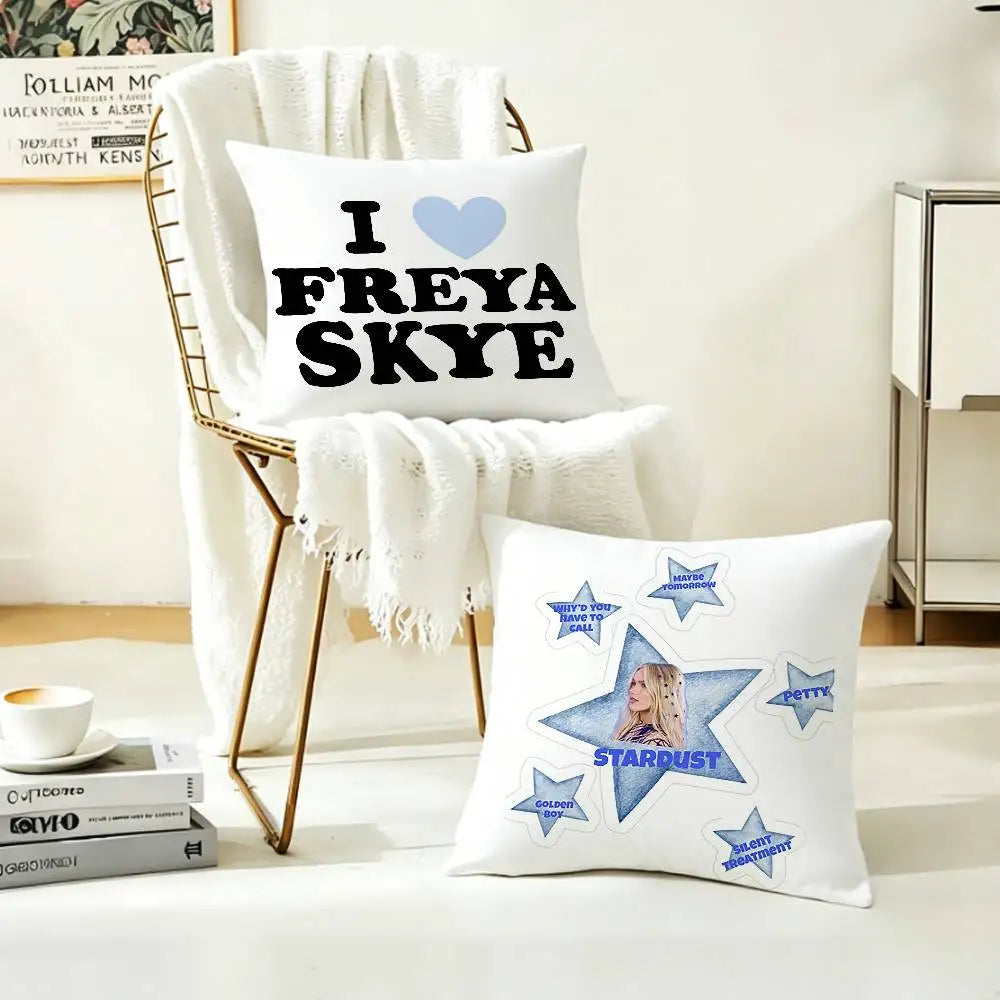 Federa decorativa stampata per cuscino, in poliestere