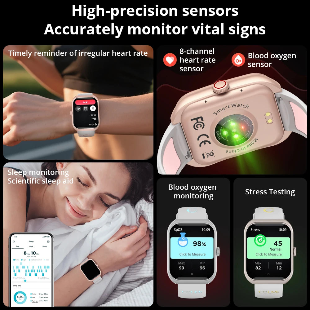 COLMI P86 AMOLED Smartwatch with Bluetooth Calling