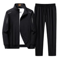 Conjunto de hombre tallas grandes 6XL 7XL 8XL moda nuevo otoño invierno traje para hombre sudadera pantalones de chándal conjunto masculino chaqueta de chándal