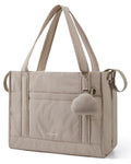 BAGSMART Diaper Bag Tote 5-in-1 Mommy Bag Water Resistant Puffer Baby Bag with Pacifier Case Insulated Pockets