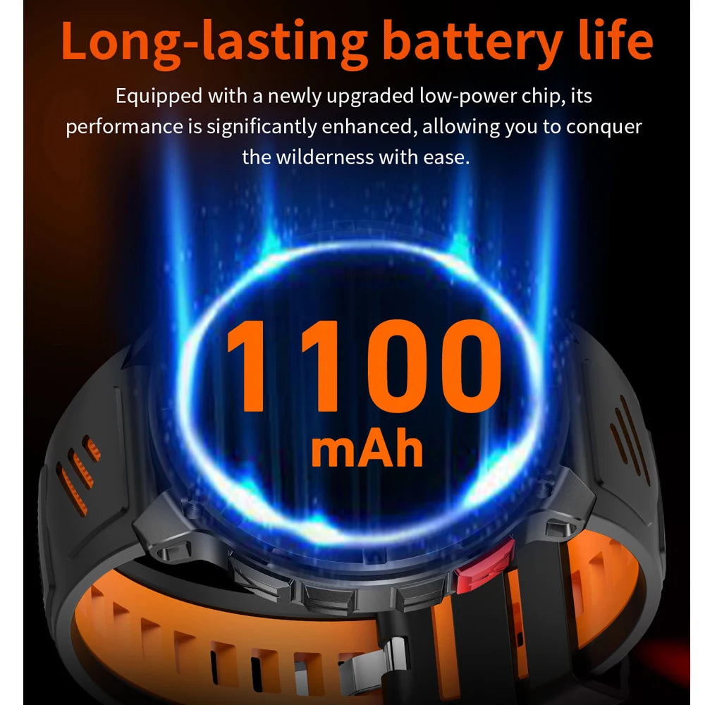 Smartwatch outdoor AMOLED da 1,7″ con chiamate Bluetooth