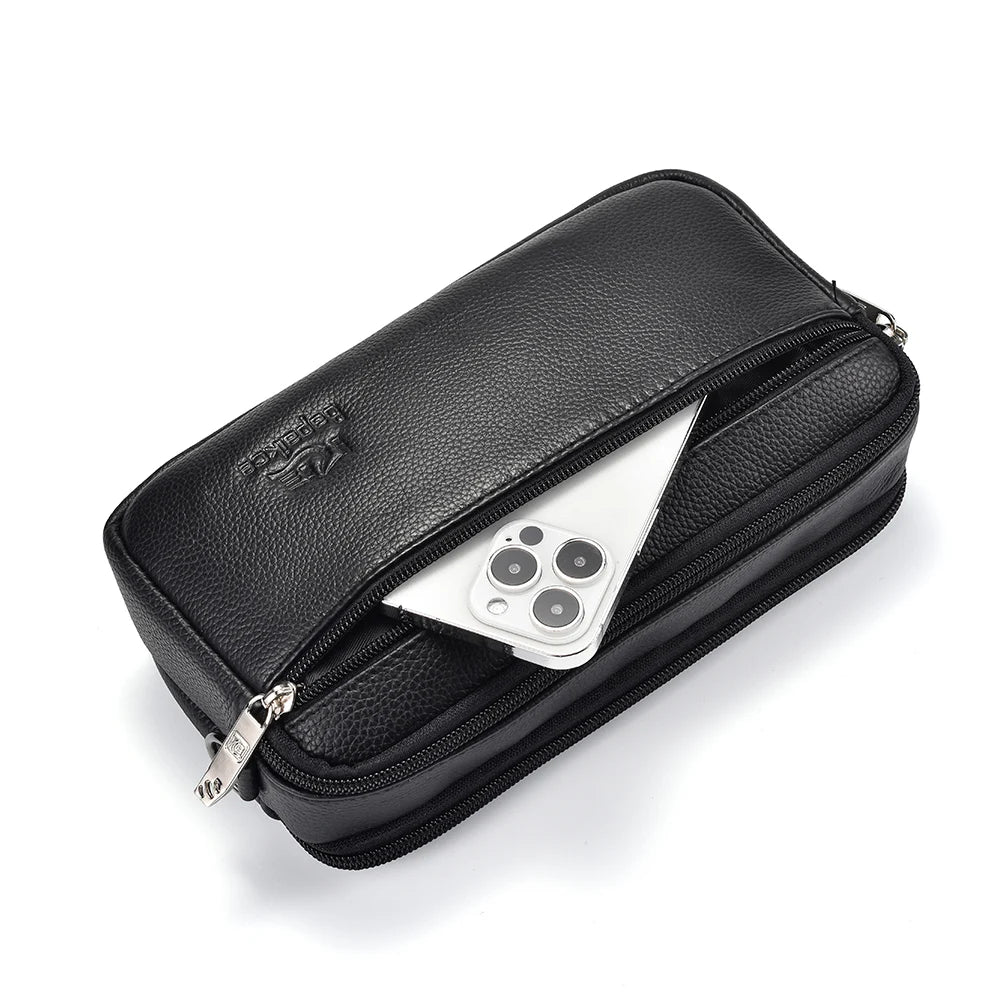 Men’s Genuine Leather Crossbody Bag