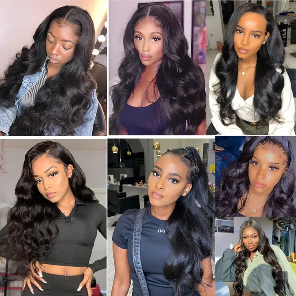 15A Human Hair Bundles Body Wave Unprocessed Virgin Human Hair Extensions Real Wavy Weave Body Wave Bundle Human Hair Double Weft