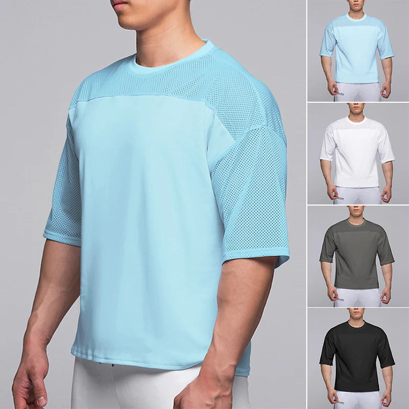 T-shirt uomo a maniche corte per allenamento
