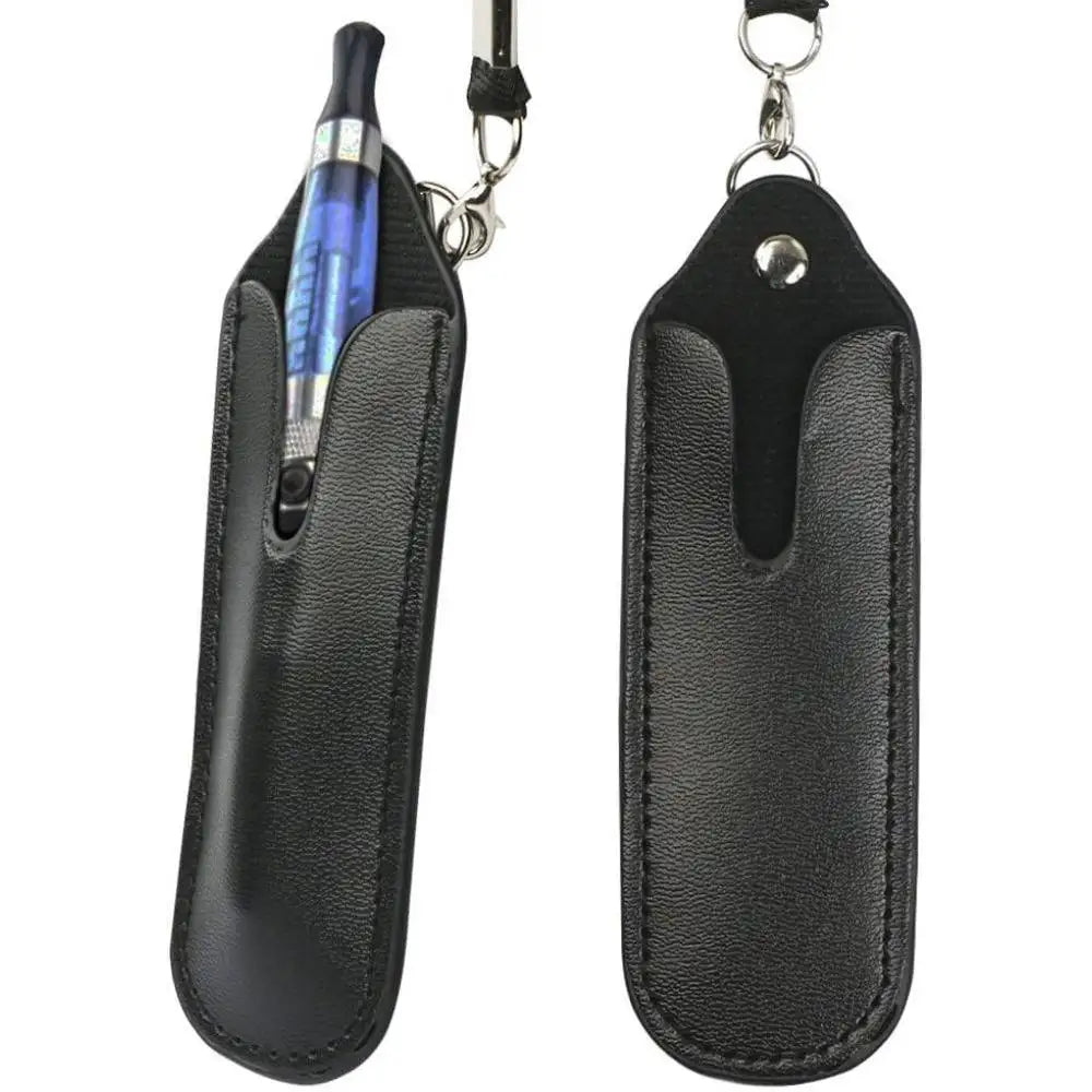 Trageetui aus Leder für E-Zigaretten, tragbare Vape-Pen-Hülle mit Schlüsselanhänger und Schutzhülle für Vape-Pens, Zubehör für das Rauchen