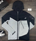 Nuevo conjunto de chándal para hombre 2025, suéter, sudadera con capucha, chaqueta, pantalón de chándal, conjunto de 2 piezas, chaqueta casual de moda para hombre de otoño e invierno.
