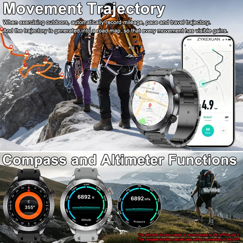 Smartwatch sportivo AMOLED da 1,7″ con chiamate Bluetooth