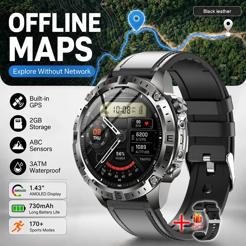 GUHUAVMI Y102 smartwatch con chiamate Bluetooth