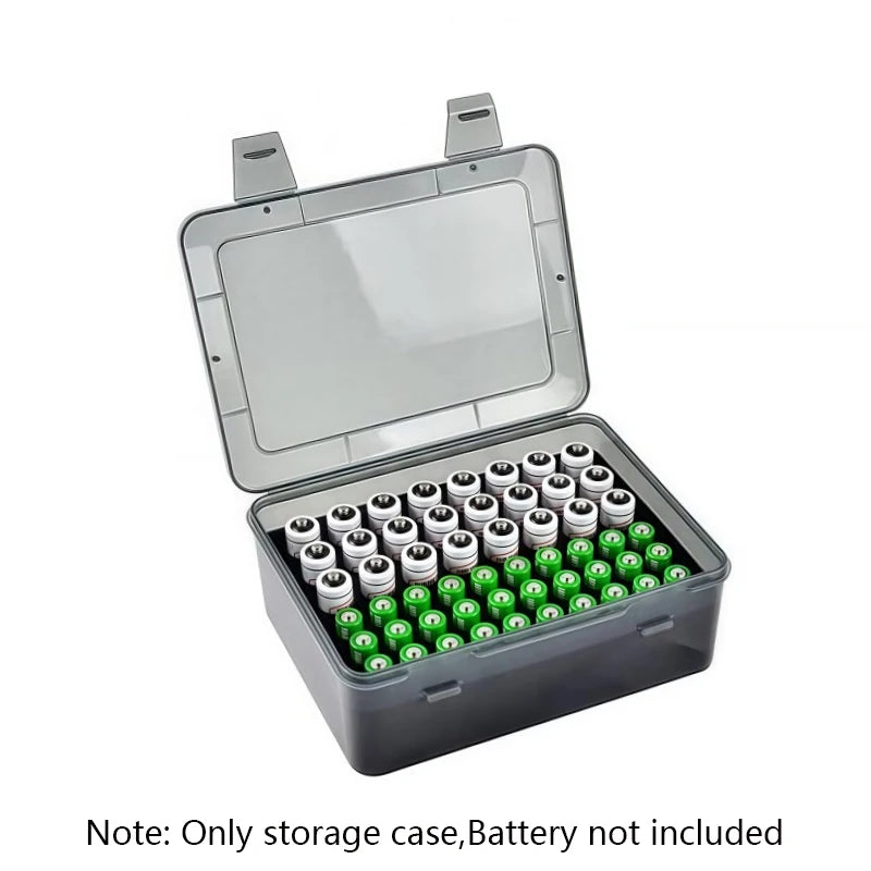 Batterie-Organizer-Halter fasst 54 AA/AAA-Batterien, Batteriekasten für Garage und Zuhause, Schubladen-Organizer und Spender