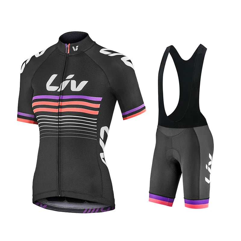 Conjunto de ropa de ciclismo Liv 2023 nuevo para mujer, camiseta de ciclismo, traje de ropa para bicicleta, versión Liv Team, traje de competición, ropa de ciclismo femenina