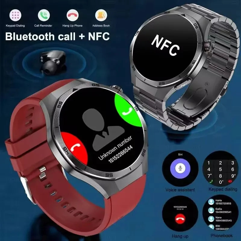 Smartwatch rotondo AMOLED da 1,56″ con chiamate Bluetooth