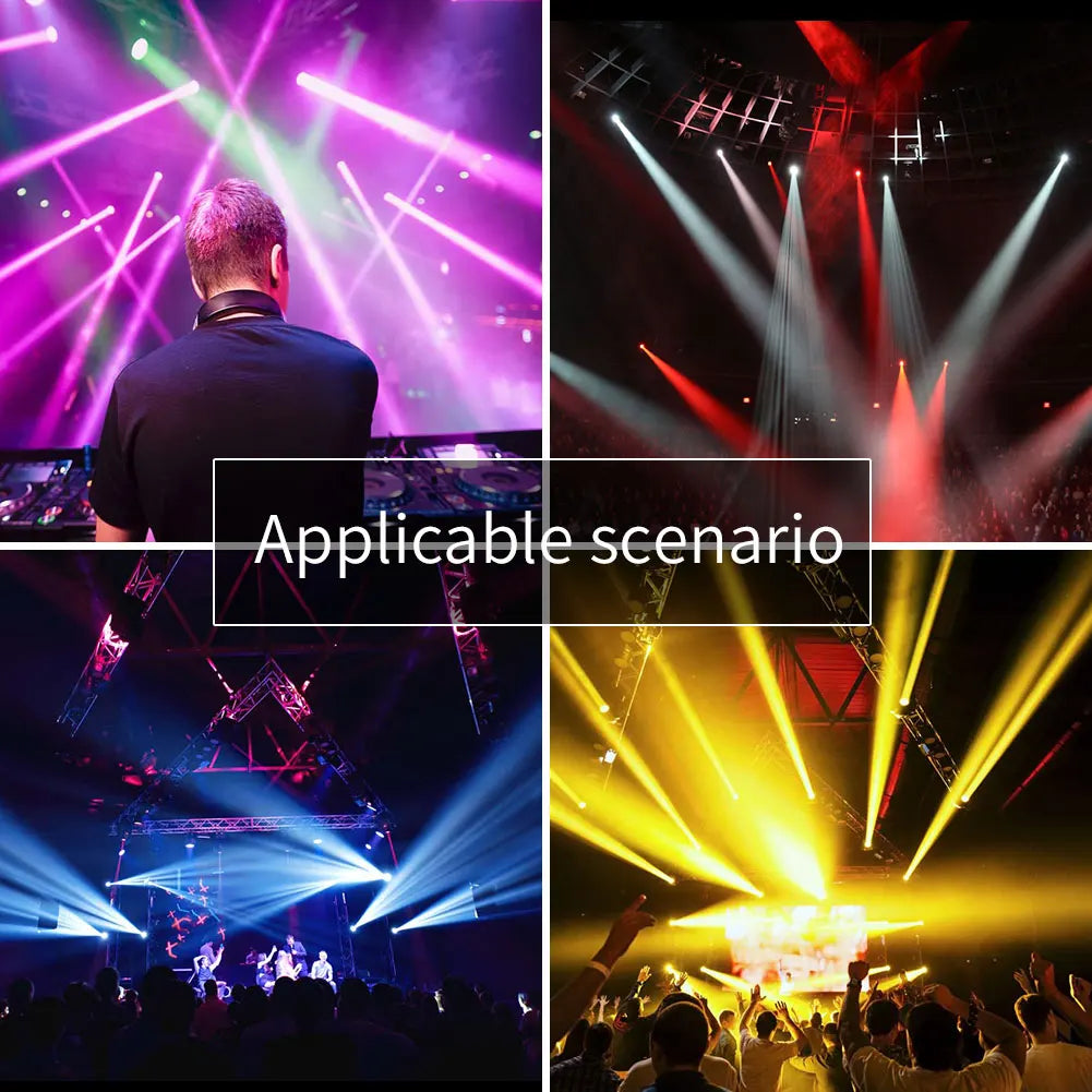 U'King L-aser Light+RGB LED Partylicht Bühneneffektlicht Ohne Batterie mit Saugnapf und Fernbedienung für DJ Party KTV