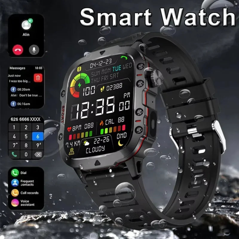 Smartwatch with Bluetooth calls, 2.01″ LCD display and LAXASFIT app