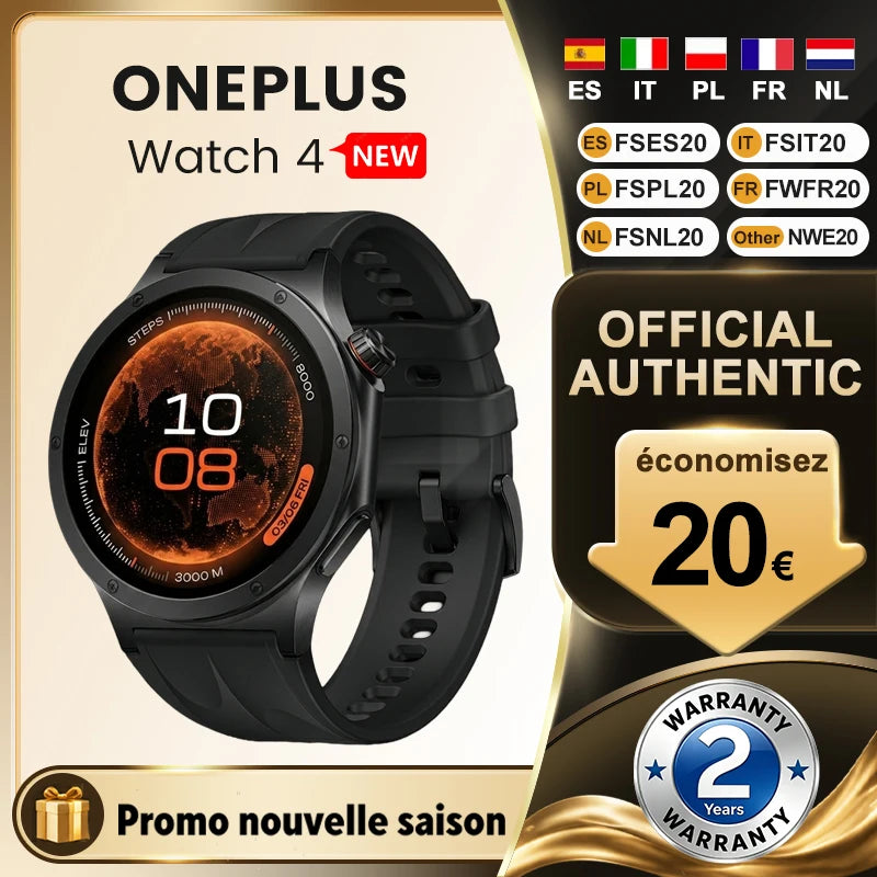 OnePlus Watch 4 SmartWatch 2026 new