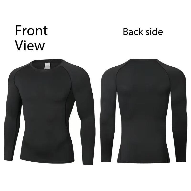 Completo sportivo uomo con maglia e leggings