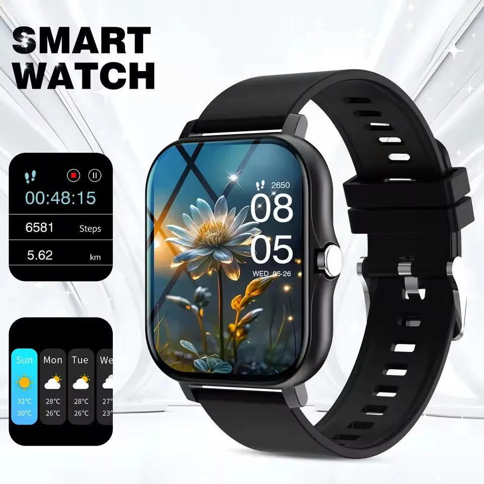 2027 New 1.83"Screen Smart Watch for Men Women Gift Full Touch Screen Sports Fitness Watch Bluetooth Call Digital Smartwatch H10