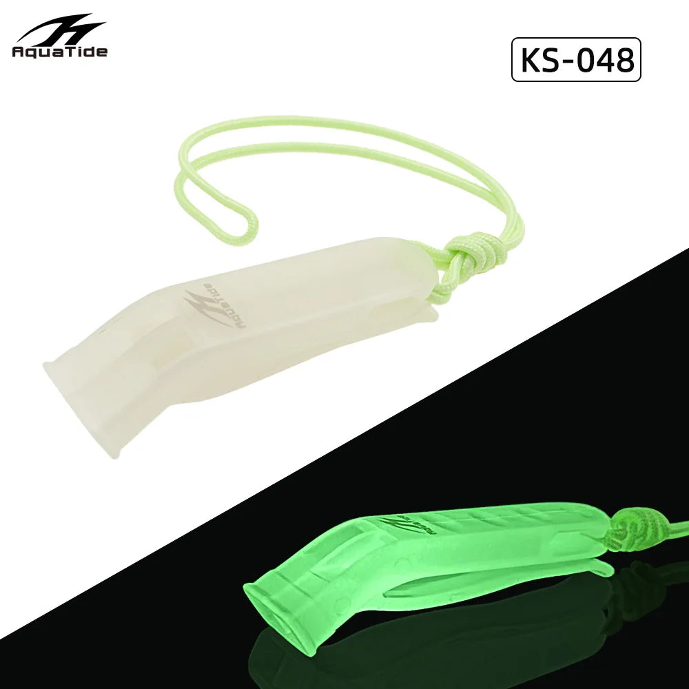 1Pcs Outdoor Survival Powerful Luminous Whistle Ultra-high Decibel Whistle Emergency Safety Whistle For Water Sports EDC Pendant