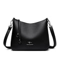 Women's Luxury Designer Top-Handle Bags Soft Leather Handbag Ladies Solid Color Shoulder Crossbody Bag Messenger Commuting Sac