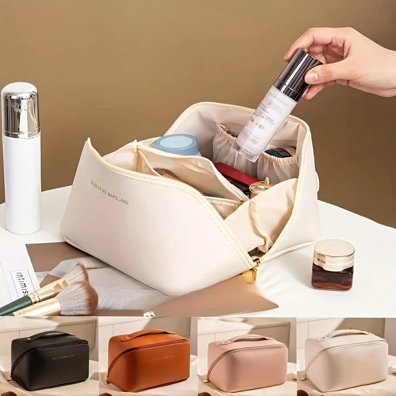 Kosmetik-Organizer für Damen, Kosmetiktasche, Kosmetik-Aufbewahrungstasche, luxuriöse Damenbox, Kosmetiktasche, Reise-Organizer mit Reißverschluss