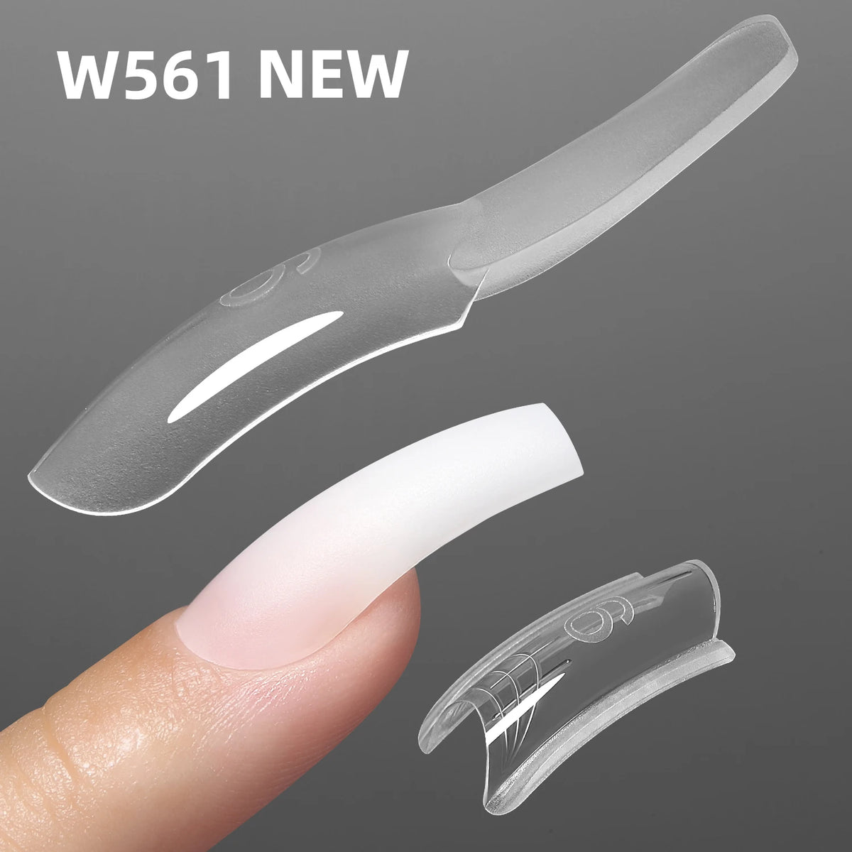 YOKEFELLOW & MR NAIL Sandwich-Nagelschablonen, 15 Größen, 240 Stück, ovale Dual-Form für die Modellage, keine Papierschablonen erforderlich, für einfache Nagelverlängerungen