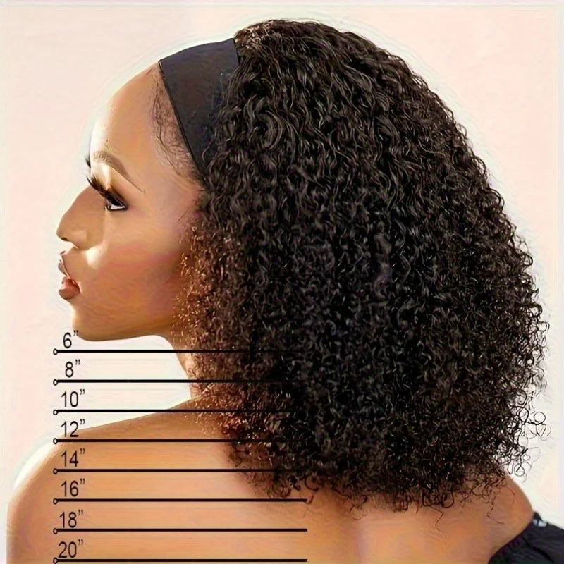 Parrucca FIUMER con fascia e ricci deep wave