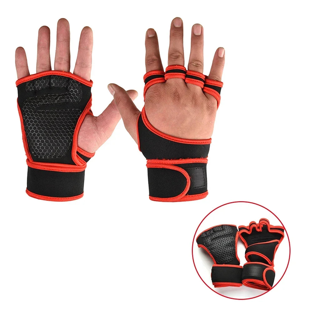 Half-Finger Weightlifting Gloves for Gym and Cycling