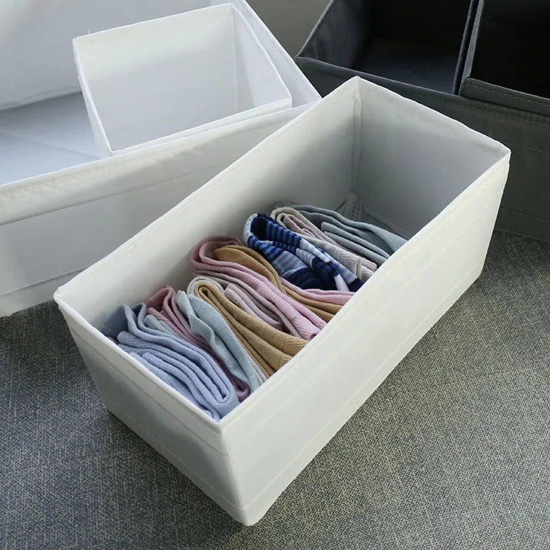 Organizador de armario para ropa interior, cajas organizadoras para cajones y armarios, organizador de ropa para guardar en el ropero.