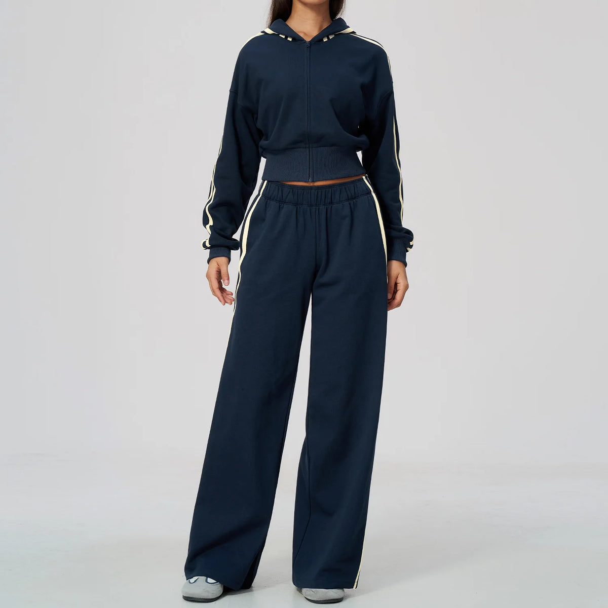 Ensemble yoga femme, 2 pièces, veste et pantalon