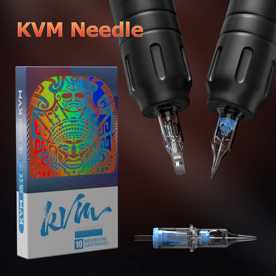 Kit de stylo de tatouage sans fil rotatif KVM, machine à tatouer sans fil, kit pour maquillage permanent, matériel de tatouage