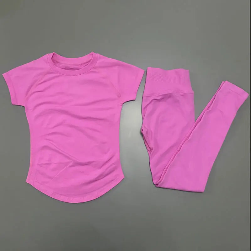 Ensemble yoga femme, 2 pièces, haut et legging