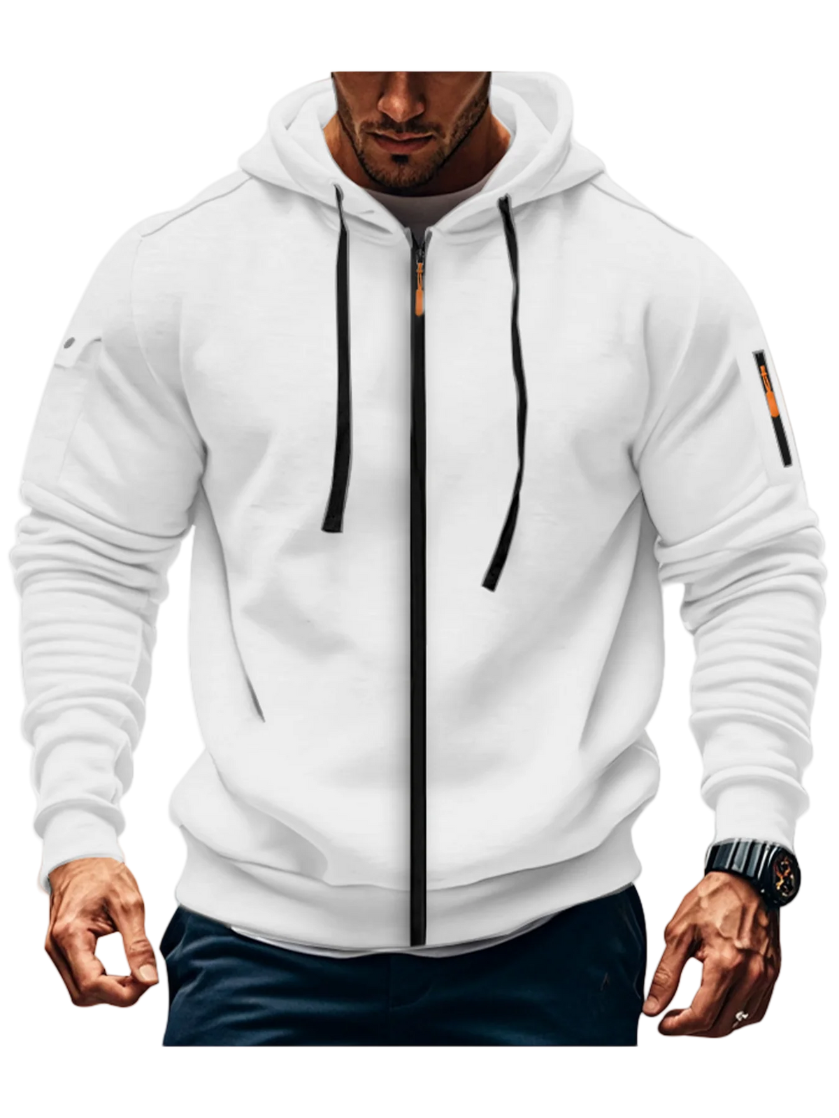 Sports hoodie men's, long sleeve, hooded