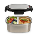 Fiambrera térmica aislada al vacío KOOMADE con bolsa térmica, acero inoxidable 304, caja bento dividida a prueba de fugas, mantiene el calor 4h y el frío 8h, recipiente de comida portátil para oficina y pícnic
